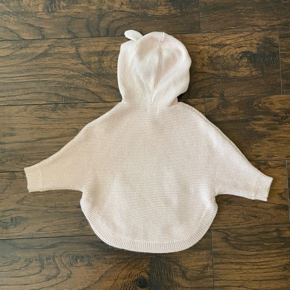 Cat & Jack, Girls Sweater Poncho, Pink, Barbiecore, Size 2T/3T - Picture 2 of 16